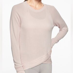 Athleta SERENITY CRISS CROSS SWEATSHIRT size S